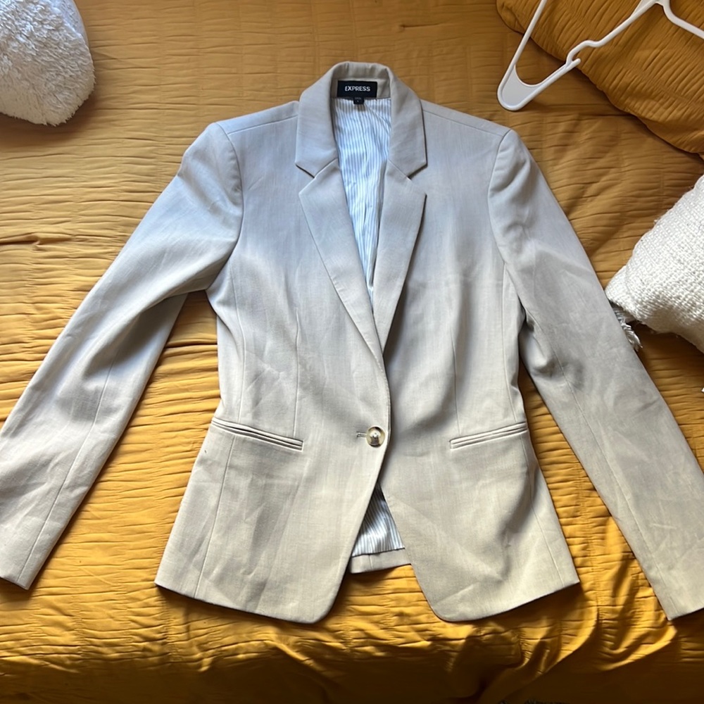 Express Neutral Blazer